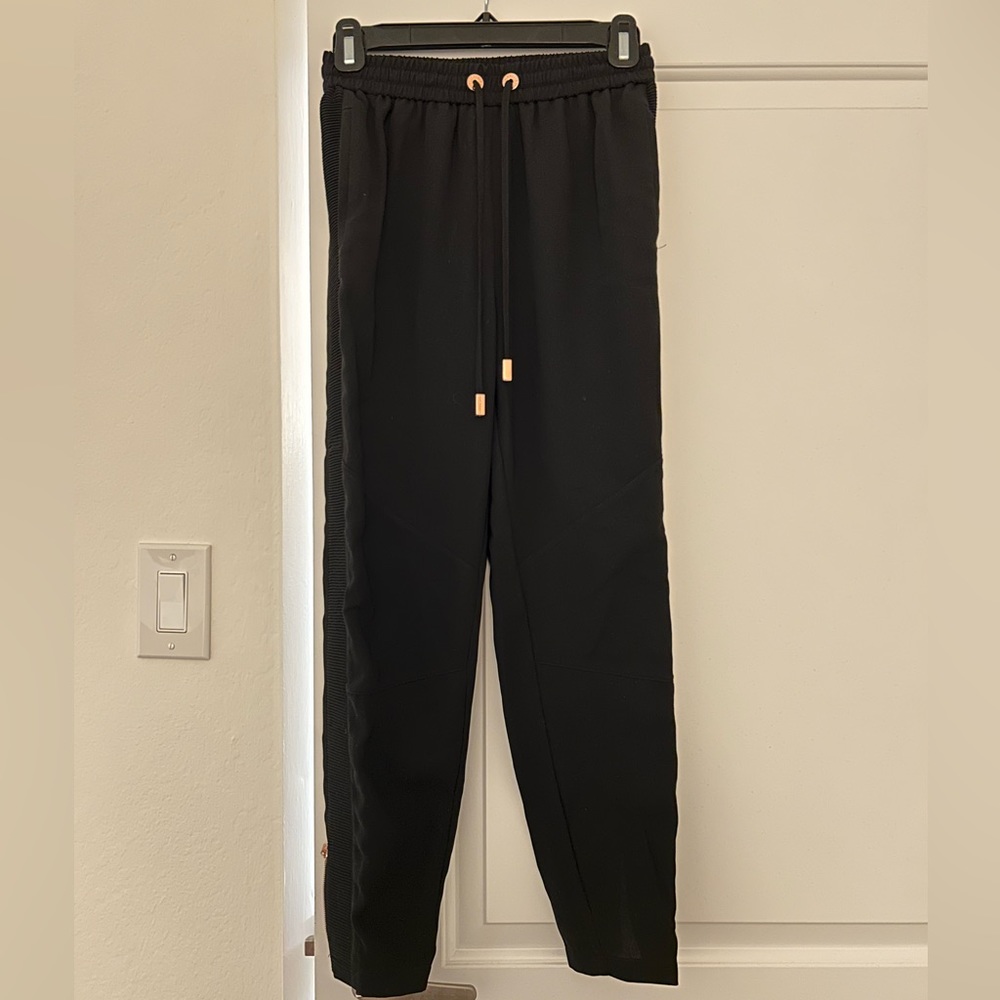 Ted Baker London black jogger pants, size 0
